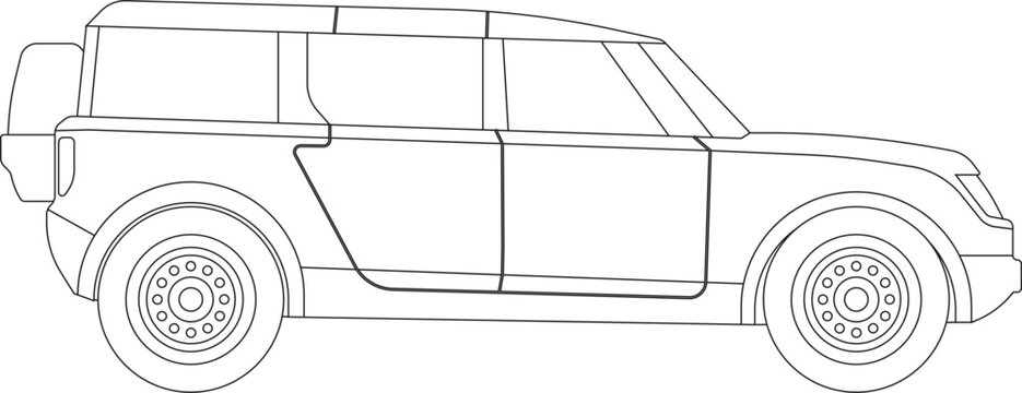 Car vehicle vector graphic