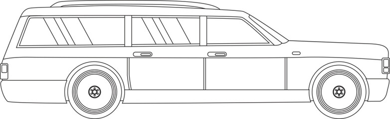 Car vehicle vector graphic