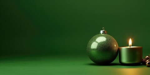 christmas ball decoration  with generative AI 