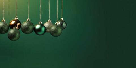 Fototapeta na wymiar christmas ball decoration with generative AI