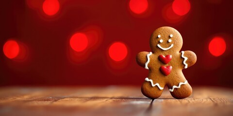 Fototapeta premium gingerbread, cookies christmas with generative ai