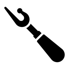 seam ripper glyph icon