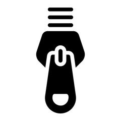zipper glyph icon © afif