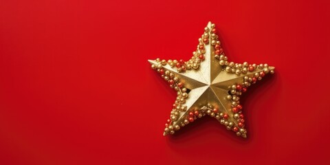 Fototapeta na wymiar star light christmas decoration with generative ai