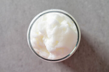 Korean food dish einstephener cream latte Matcha Latte Dolce Latte Dolce Latte green tea Grapefruit Blueberry Passion Fruits Mango lemon tea Yogurt Smoothie