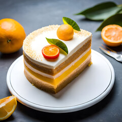 cake with orange