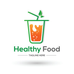 Health Food Logo Design Vector EPS