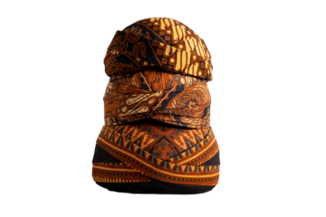 Piles of various sizes of traditional Javanese hats or commonly called blangkon in Indonesia.