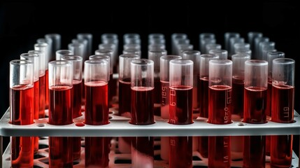 Collection of Medical Blood Samples in a Laboratory