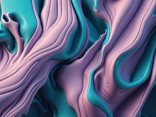 dark waves with a purple pearlescent background