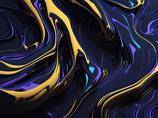 dark waves with a purple pearlescent background