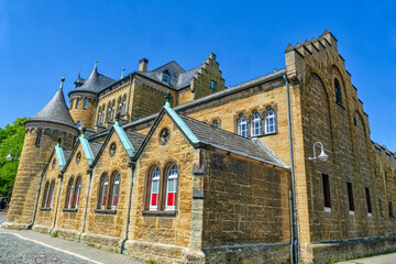 Fototapeta na wymiar Historische alte Schule in der Altstadt von Goslar