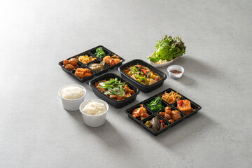 Chicken Stew Korean food dish Duck Bulgogi stir-fried spicy pork doenjang stew bean paste stew