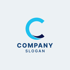 Letter C Simple Monogram Logo