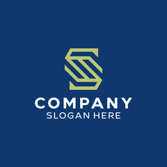 Letter SS Simple Monogram Logo