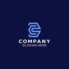 Letter C Simple Monogram Logo