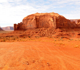 Fototapeta na wymiar Rugged and Desolate Monument Valley Arizona USA Navajo Nation