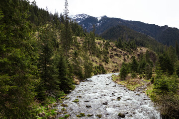 Polish Tatras view from the Chocholowska Valley