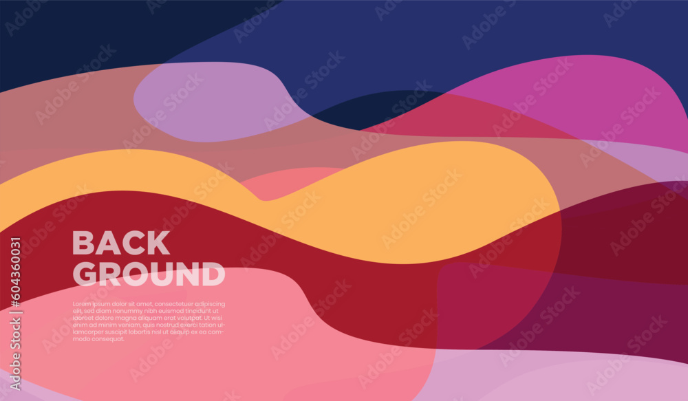 Wall mural colorful abstract background banner vector design.