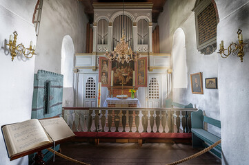 interior of church