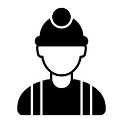 Engineer Glyph Icon