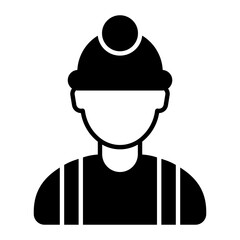 Engineer Glyph Icon