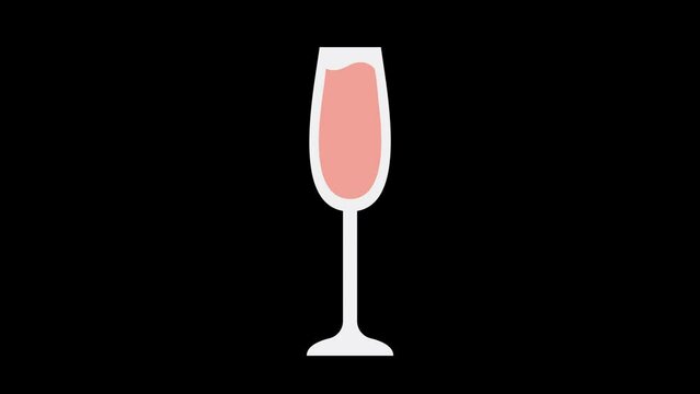 Wine Icons Uncorked: Animated Delights for Vibrant Designs! Toast to creativity with our animated glass of wine icons. JWP_Icons #16