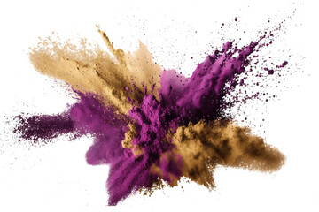 explosion powder with different colors splash - obrazy, fototapety, plakaty