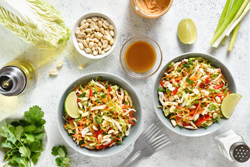 Thai style chicken salad