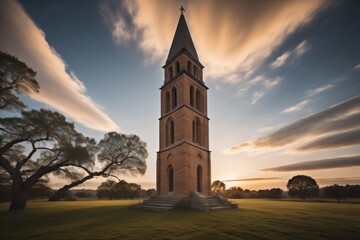Ai generated beautiful background image of Church