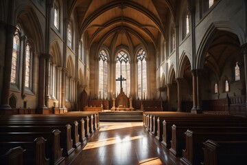 Fototapeta premium Ai generated beautiful background image of Church