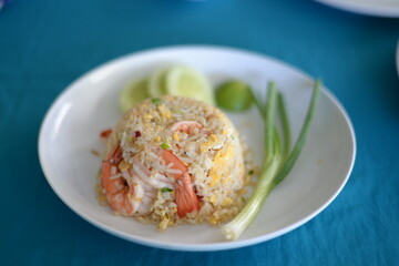 Thai food on the dish