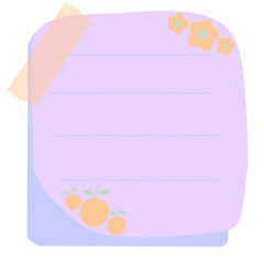 Note Paper Decorative 