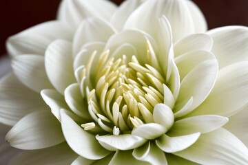 Fototapeta premium Wrapped in Love: A Blooming White Jasmine Bouquet. AI Generated.
