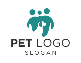 Logo design about Pet on a white background. made using the CorelDraw application.