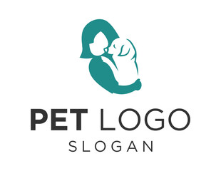 Logo design about Pet on a white background. made using the CorelDraw application.