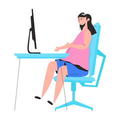 Fototapeta premium Employee Working 