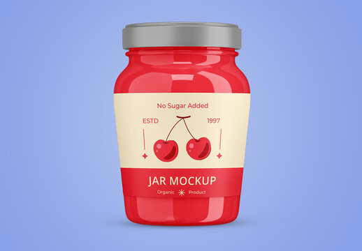 Jar Bottle Mockup