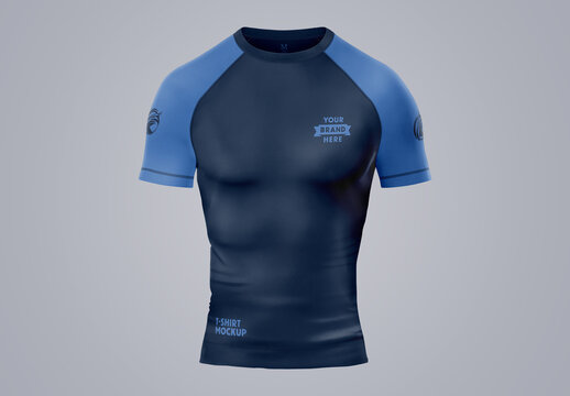 T-Shirt Short Sleeve Compression - Front View