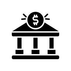 bank icon for your website, mobile, presentation, and logo design.