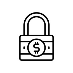 lock icon for your website, mobile, presentation, and logo design.