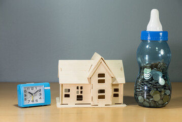 The concept of planning to find sources of funds for borrowing to build a house, extend or renovate.