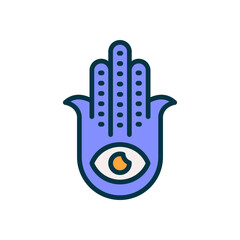 hamsa icon for your website, mobile, presentation, and logo design.