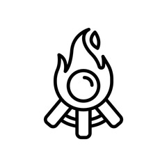 bonfire icon for your website, mobile, presentation, and logo design.