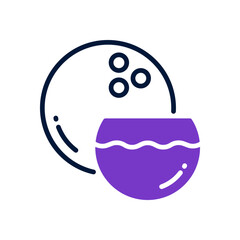 coconut icon for your website, mobile, presentation, and logo design.