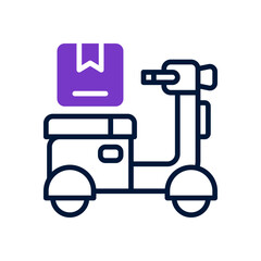 bike delivery icon for your website, mobile, presentation, and logo design.