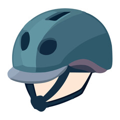 Colored biker safety helmet