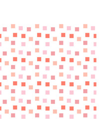 Web Delicate seamless pattern of peach, orange and pink squares