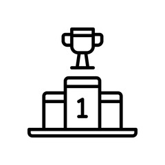 trophy icon for your website, mobile, presentation, and logo design.