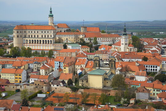 Historical centre of Mikulov,Moravia,Czech republic,Europe
